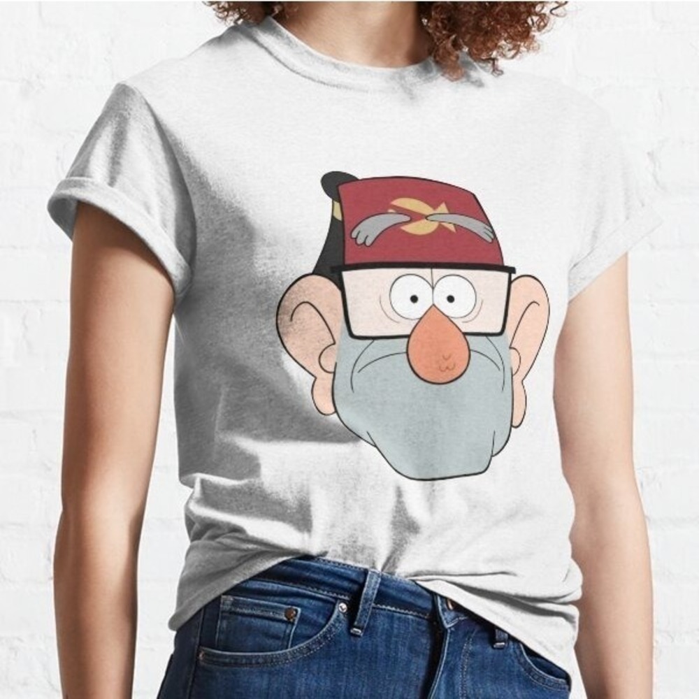 Stan Pines Gravity Falls Cartoon Fan Graphic Unisex T-Shirt